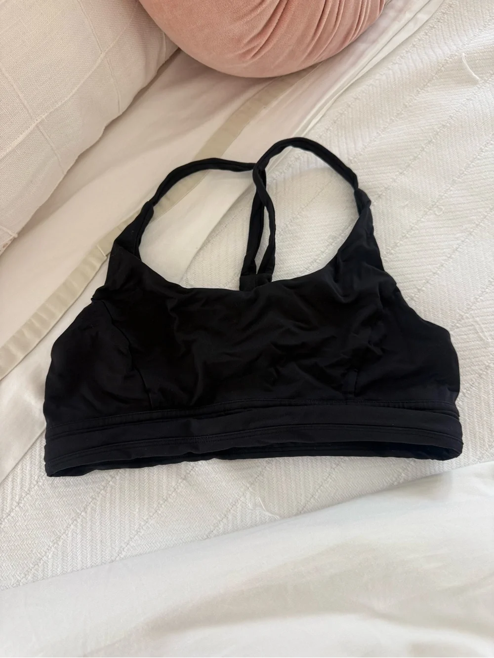 lululemon athletica Black Strappy Low-Impact Sports Bra